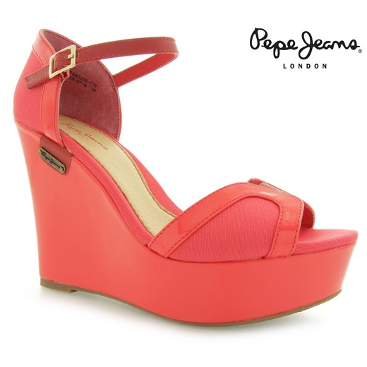 PEPE JEANS CORAL CHORAL FABRIC-PU PATENT-NAPPA LTH riccardo rozowy Buty