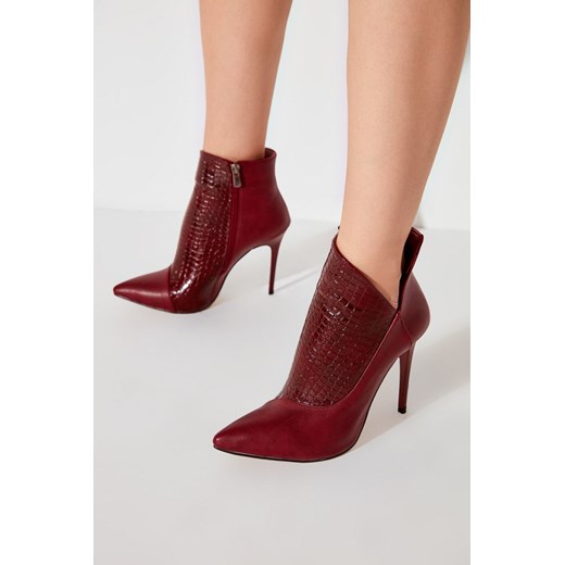 Trendyol Burgundy Women's Boots Trendyol 40 Factcool
