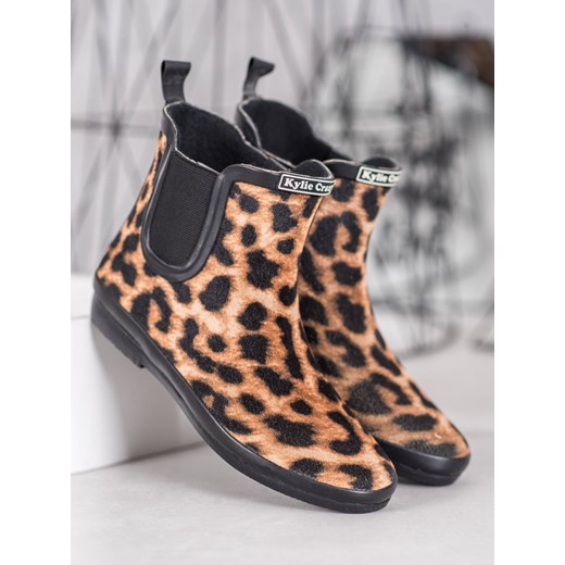 KYLIE SUEDE LEOPARD PRINT BOOTS Kylie 40 Factcool