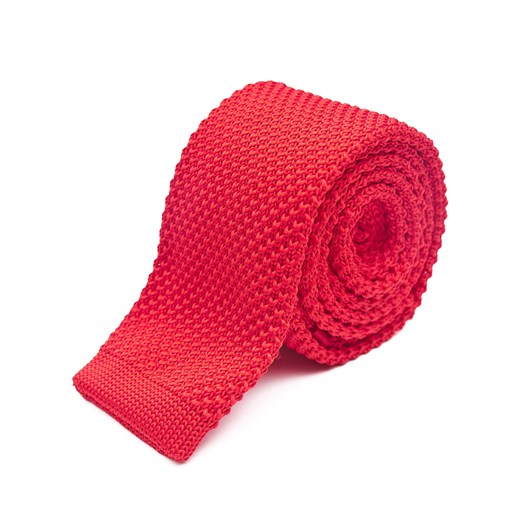 Krawat knit czerwony Alties Recenogi.pl