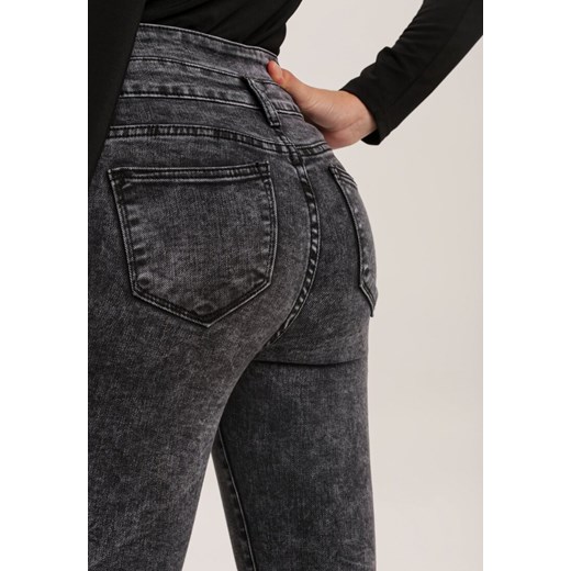 Czarne Jeansy Skinny Nemorerris Renee 40 Renee odzież