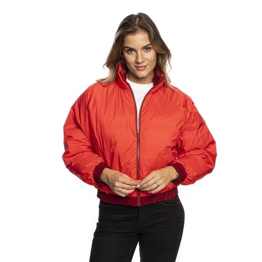 Damska kurtka zimowa Levi's Lydia Reversible Puffer Jacket czerwona Levis Red Tab M promocyjna cena bludshop.com