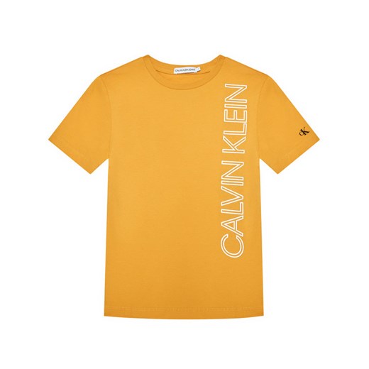 T-shirt chłopięce Calvin Klein z napisami letni z krótkim rękawem 