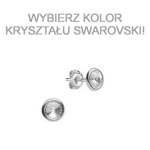 Kolczyki z kryształami SWAROVSKI® - srebro 925 WYBIERZ KOLOR KRYSZTAŁU SWAROVSKI!  Aquamarine F coccola.pl