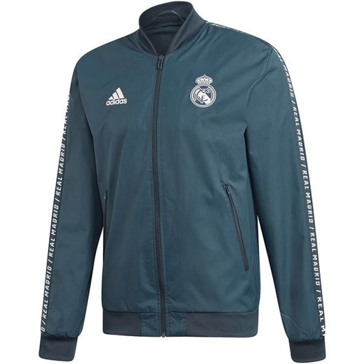 Bluza męska Real Madrid Anthem Adidas (tech onix) S SPORT-SHOP.pl promocja