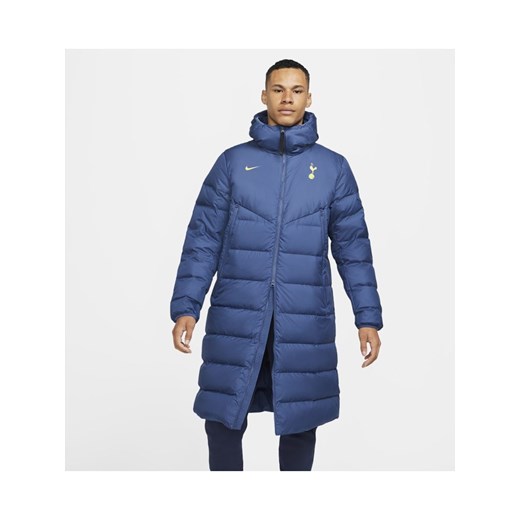 Męska puchowa kurtka piłkarska Tottenham Hotspur Strike - Niebieski Nike L Nike poland