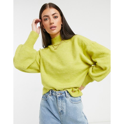 Sweter damski Vero Moda Odzież Damska UF żółty LYHT Sweter damski Vero Moda Odzież Damska UF żółty LYHT