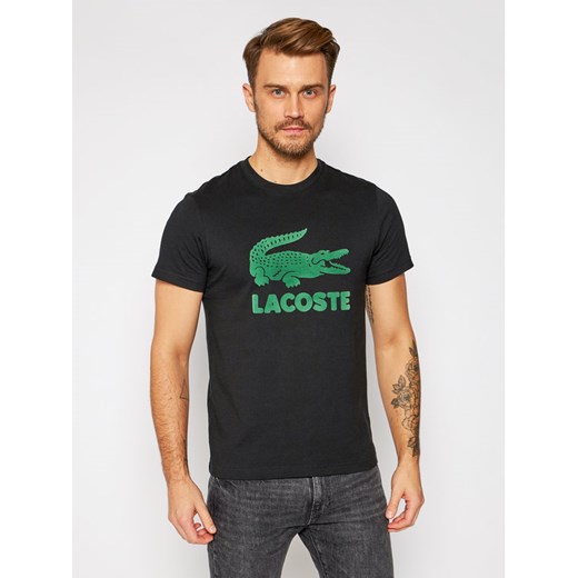 Lacoste T-Shirt TH2166 Czarny Regular Fit Lacoste 6 MODIVO