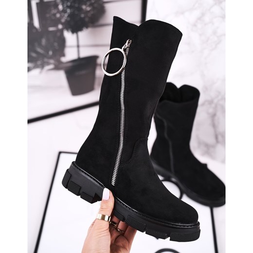 Buty zimowe dziecięce Apawwa na zamek