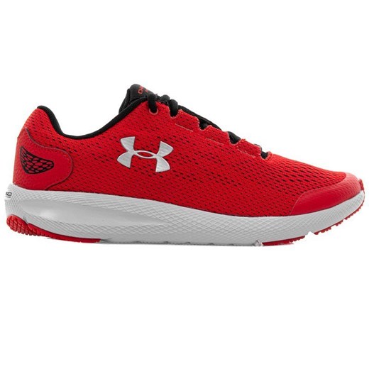 Buty sportowe dziecięce czerwone Under Armour sznurowane wiosenne 