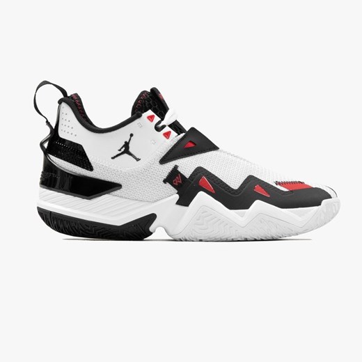 Buty sportowe męskie Nike air jordan białe sznurowane skórzane 