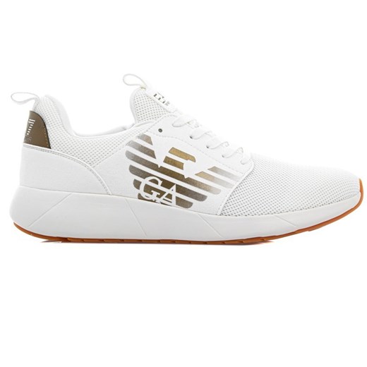 Emporio Armani buty sportowe męskie białe sznurowane 