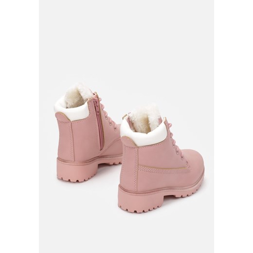 Buty zimowe dziecięce Multu różowe 