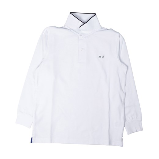 Biały t-shirt chłopięce Sun 68 bawełniany 