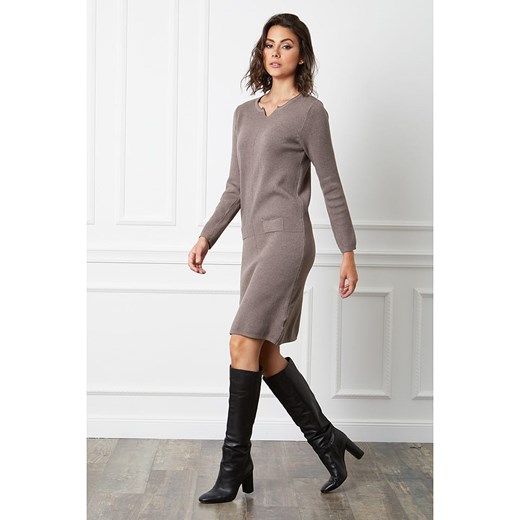 Sukienka Joséfine mini z długimi rękawami dzienna 