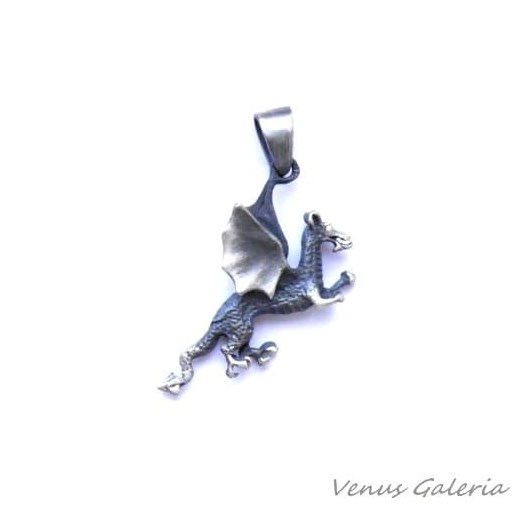 Wisiorek srebrny - Smok wawelski Venus Galeria Venus Galeria - Magiczny Ogród Biżuterii Srebrnej