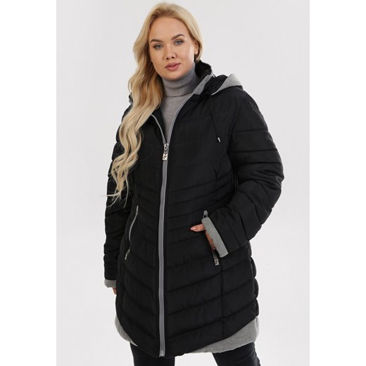 Kurtka damska Born2be bez wzorów casualowa 