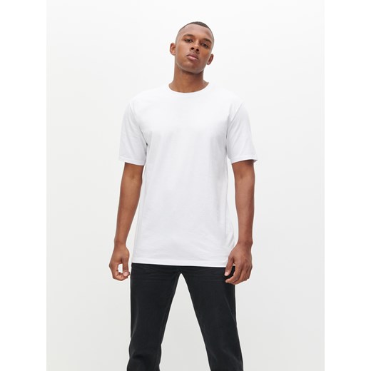 Reserved - T-shirt z bawełny organicznej - Biały Reserved S Reserved