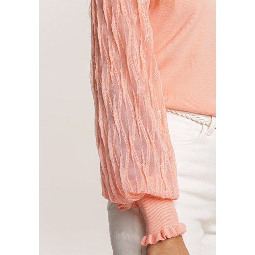 Różowy Sweter Krynienne Renee M/L Renee odzież