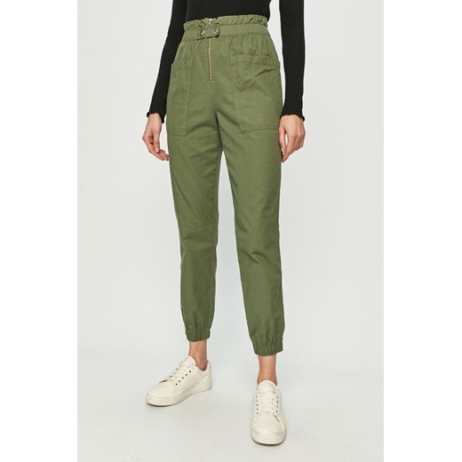 Zielone spodnie damskie Gap 