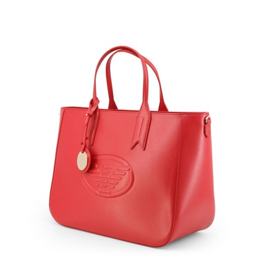 Shopper bag Emporio Armani na ramię skórzana elegancka 