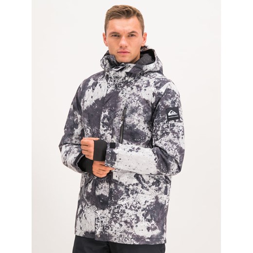 Quiksilver Kurtka snowboardowa Mission EQYTJ03230 Szary Modern Fit Quiksilver L okazja MODIVO