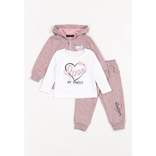 Multu odzież dla niemowląt różowa 