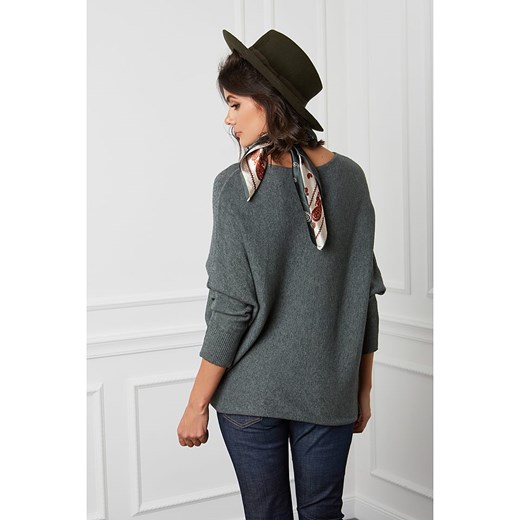 Sweter "Dragor" w kolorze khaki Joséfine L Limango Polska