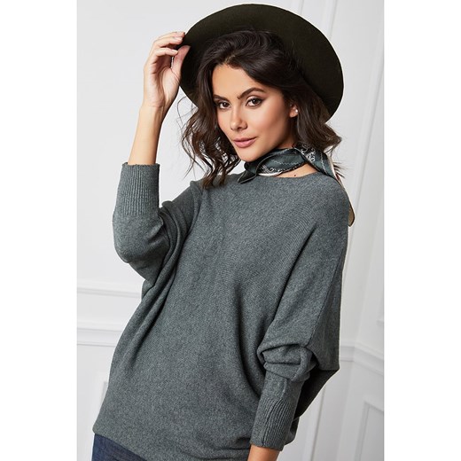 Sweter "Dragor" w kolorze khaki Joséfine L Limango Polska