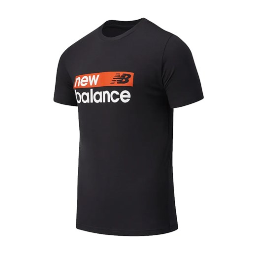 T-shirt męski New Balance z krótkim rękawem z napisem sportowy 