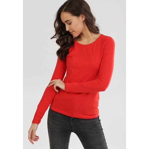 Czerwona Bluzka Lemontail ze sklepu Born2be Odzież w kategorii Bluzki damskie - zdjęcie 98917989