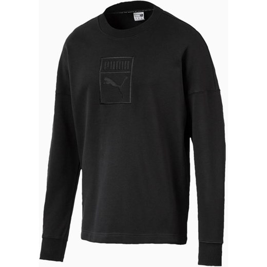 Bluza męska Classics Downtown Sweater Puma (black) Puma M wyprzedaż SPORT-SHOP.pl