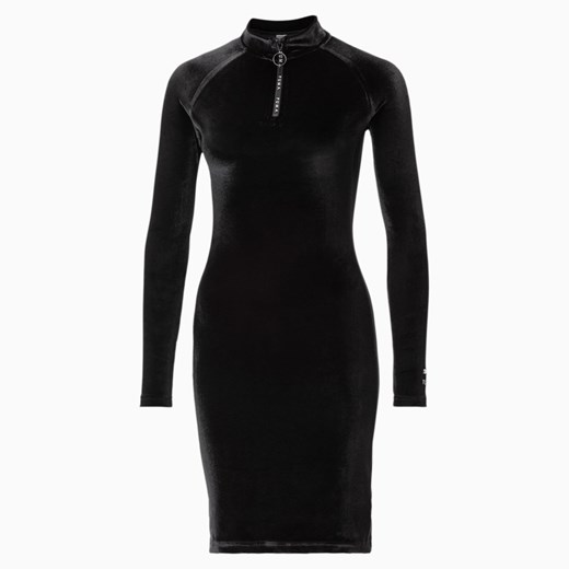 PUMA Velour Long Sleeve Women's Bodycon Dress, Czarny, rozmiar XXS, Odzież Puma XXS PUMA EU