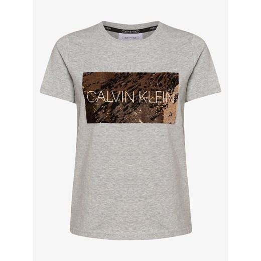 Calvin Klein - T-shirt damski, szary Calvin Klein L vangraaf