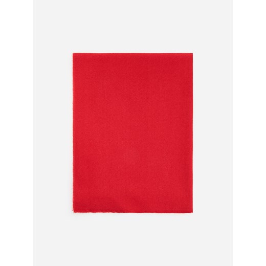 Reserved - Czerwony szal z recyklingowanym poliestrem - Czerwony Reserved ONE SIZE Reserved