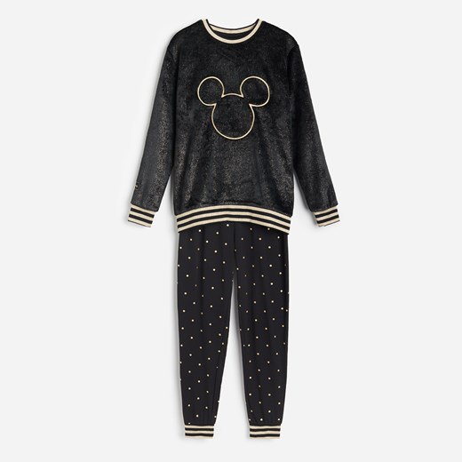 Reserved - Piżama ze spodniami Mickey Mouse - Czarny Reserved XL Reserved