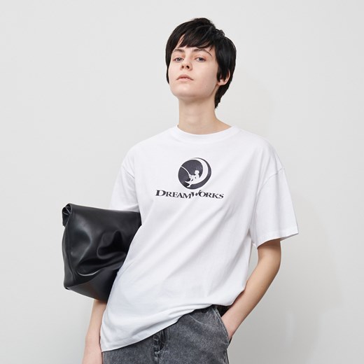 Reserved - T-shirt DreamWorks - Biały Reserved M okazja Reserved