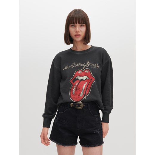 Reserved - Bluza The Rolling Stones - Czarny Reserved XS Reserved