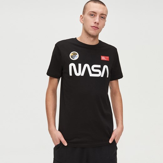 Cropp - Koszulka z nadrukiem NASA - Cropp XL Cropp