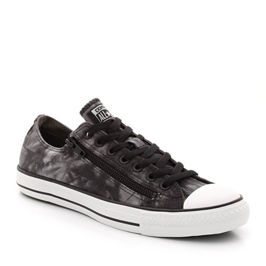 Tenisówki niskie Tie Die Zip Ox CONVERSE, czerń/antracyt la-redoute-pl bialy materiałowe