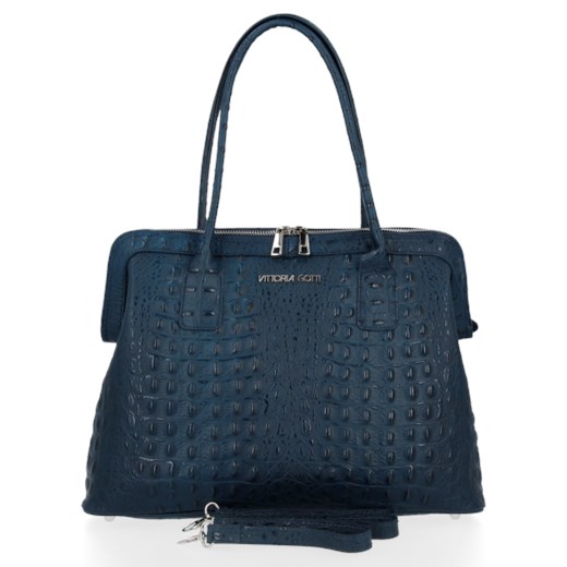 Shopper bag Vittoria Gotti skórzana elegancka na ramię 
