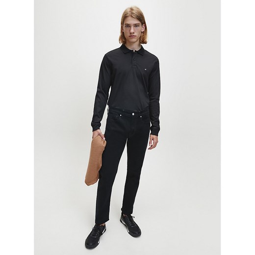 T-shirt męski Calvin Klein casualowy z długimi rękawami 