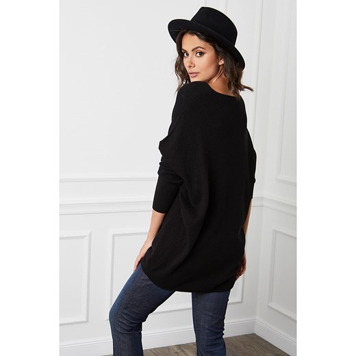 So Cachemire sweter damski z dekoltem w serek 