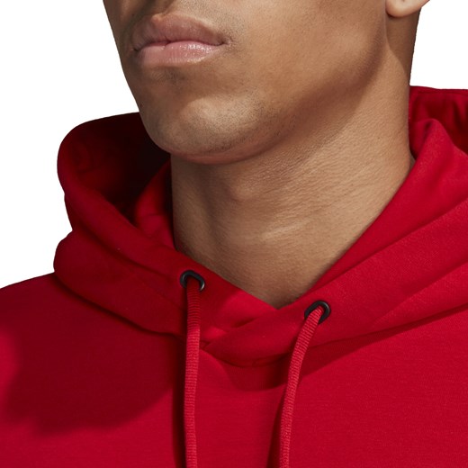 Bluza męska Adidas sportowa czerwona z napisami 