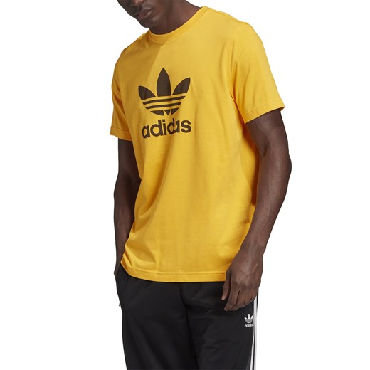T-shirt męski wielokolorowy Adidas sportowy z bawełny 