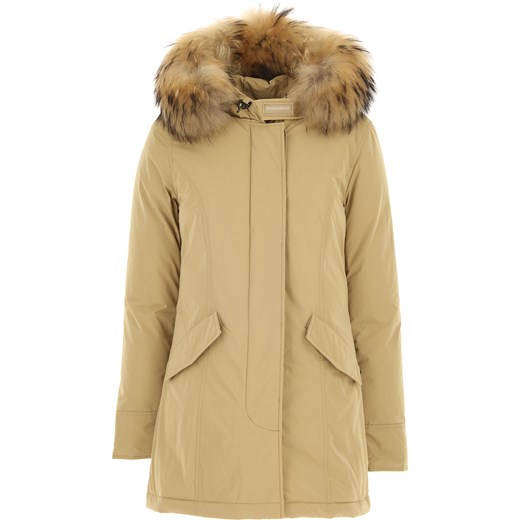 Woolrich Kurtka Puchowa dla Kobiet, Puchowa Kurtka Narciarska, Gold Kaki, Poliester, 2019, 38 44 M Woolrich M RAFFAELLO NETWORK
