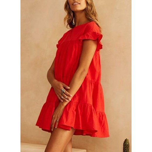 Sukienka czerwona Sandbella mini 