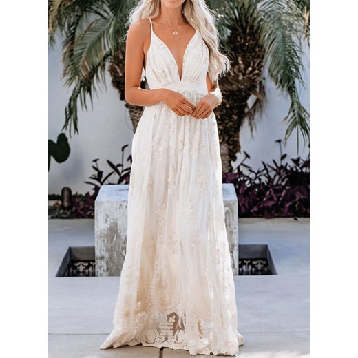 Sandbella sukienka biała 