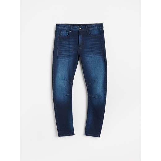 Reserved - Spodnie jeansowe slim - Granatowy Reserved 33 Reserved