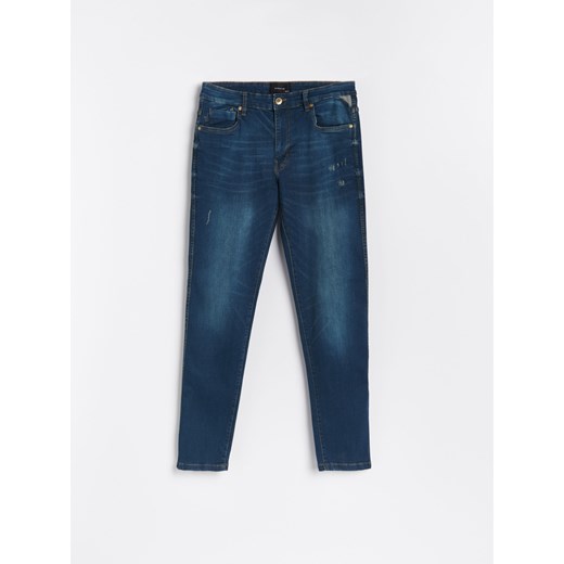 Reserved - Spodnie jeansowe slim - Niebieski Reserved 33/32 Reserved